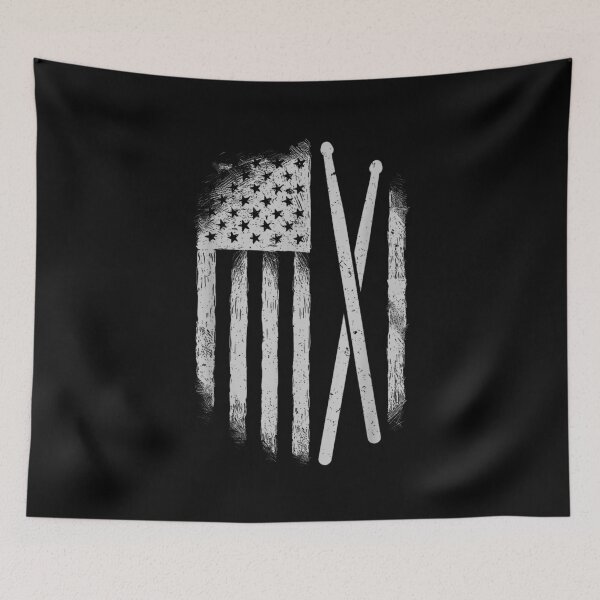 Item preview, Vintage American Flag Drumsticks USA Drummer designed and sold by Hica1889.