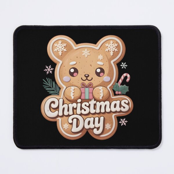 Item preview, Gingerbread Bear Christmas – Cute Holiday Cookie Character Design designed and sold by SoftyDesigns.