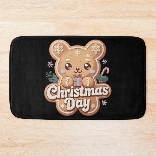Item preview, Gingerbread Bear Christmas – Cute Holiday Cookie Character Design designed and sold by SoftyDesigns.