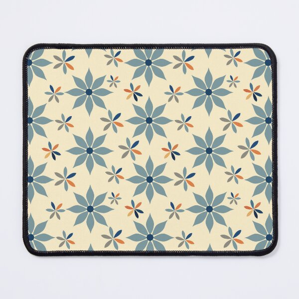 Item preview, Boro and Sashiko Floral 2 Seamless Repeat designed and sold by Sharon Schwalbe.