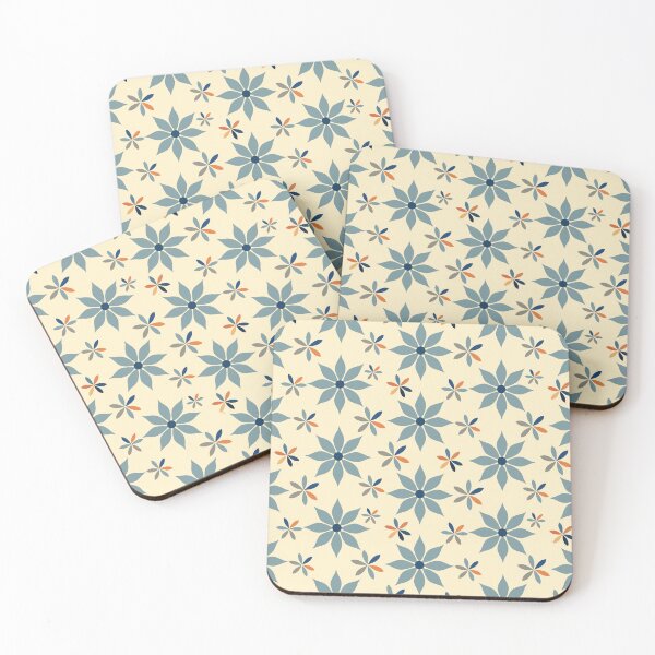 Item preview, Boro and Sashiko Floral 2 Seamless Repeat designed and sold by Sharon Schwalbe.