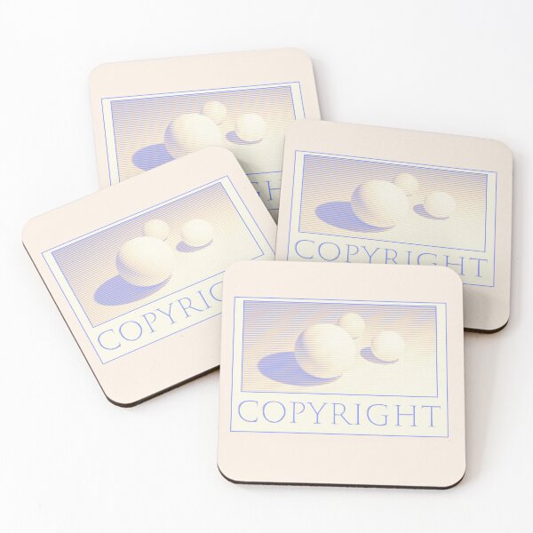 Item preview, Three Circle Copyright Vaporwave designed and sold by Checkerworks.