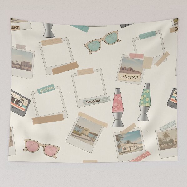 Item preview, Retro Polaroid Memories designed and sold by Kaleidoscope Print.