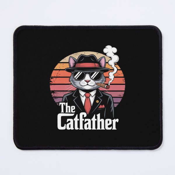 Item preview, The CatFather Funny Cat Dad Cat Lover designed and sold by LinlinsDemons.