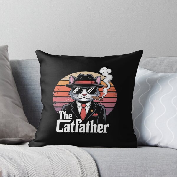 Item preview, The CatFather Funny Cat Dad Cat Lover designed and sold by LinlinsDemons.