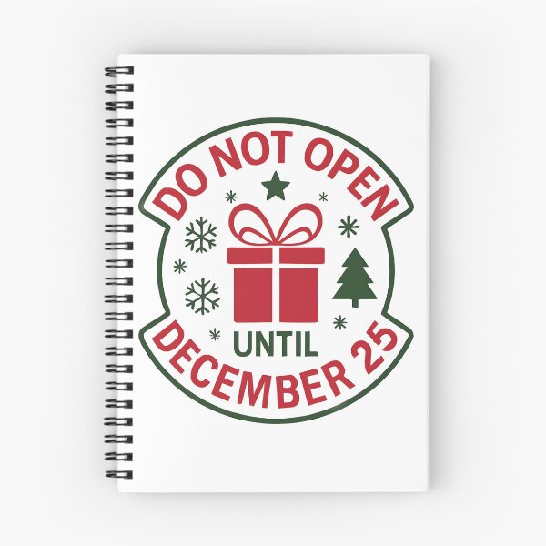 Item preview, Do Not Open Until December 25 | Christmas Holiday Gift Sticker designed and sold by FestivityFinds.