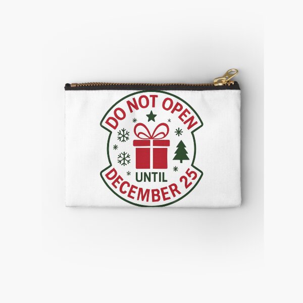 Item preview, Do Not Open Until December 25 | Christmas Holiday Gift Sticker designed and sold by FestivityFinds.