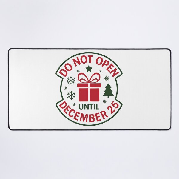 Item preview, Do Not Open Until December 25 | Christmas Holiday Gift Sticker designed and sold by FestivityFinds.