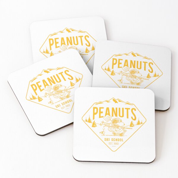 Item preview, Peanuts Ski School Vintage 1950 Winter Sports Badge designed and sold by Haleigh Julius.