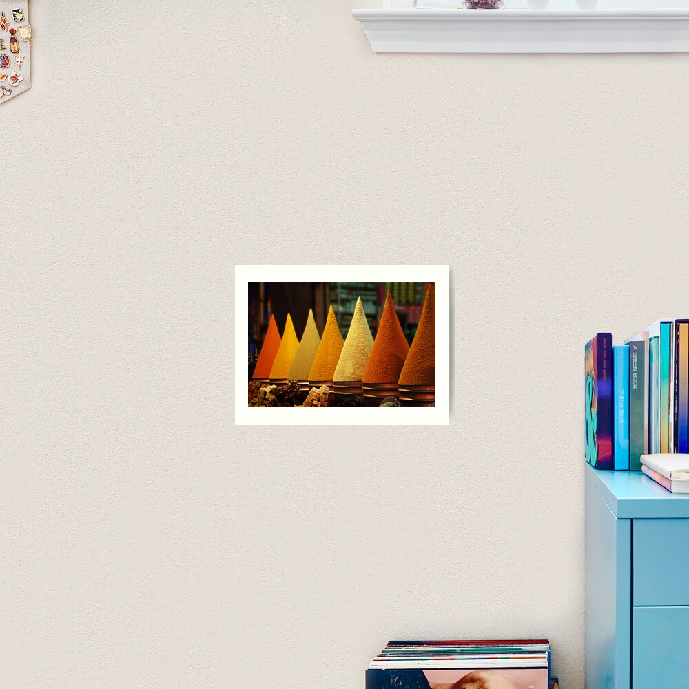 Moroccan Spice Rack Art Print