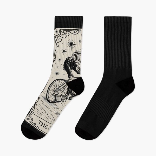 Item preview, The Cyclist Tarot Card Bicycle Cycling Spooky Gothic Witchy designed and sold by LinlinsDemons.