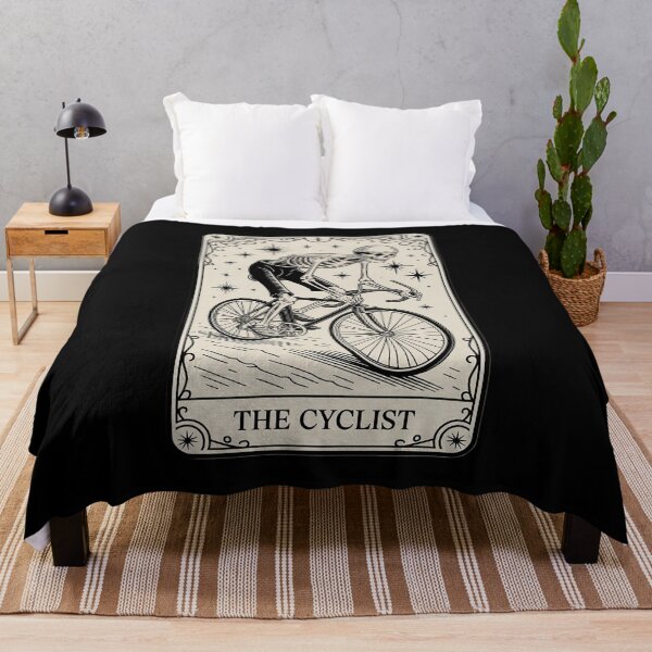 Item preview, The Cyclist Tarot Card Bicycle Cycling Spooky Gothic Witchy designed and sold by LinlinsDemons.