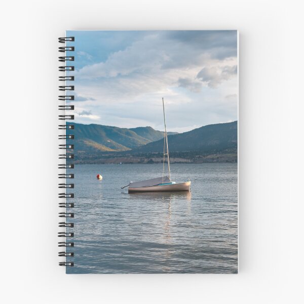 Item preview, Summer Evening View of Sailboat on Okanagan Lake designed and sold by Amy Mitchell.