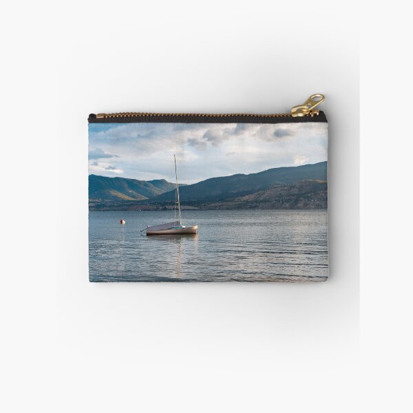 Item preview, Summer Evening View of Sailboat on Okanagan Lake designed and sold by Amy Mitchell.