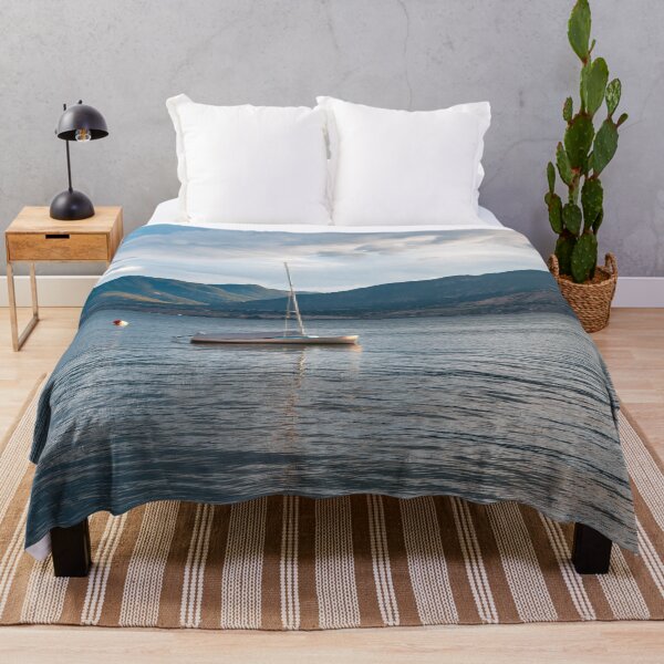 Item preview, Summer Evening View of Sailboat on Okanagan Lake designed and sold by Amy Mitchell.