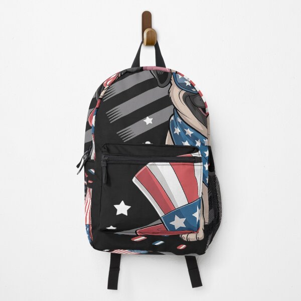 Item preview, American Flag Pug 4th July Independence Day designed and sold by AvagondaMind.