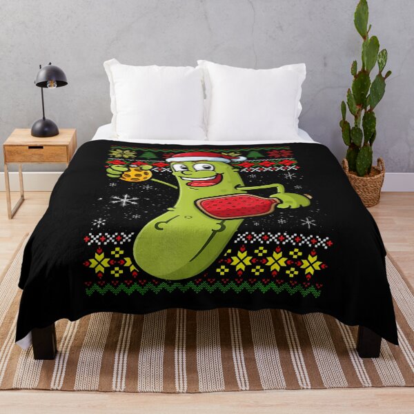 Item preview, Pickleball Santa Claus Ugly Christmas Pattern designed and sold by EileenDeana.