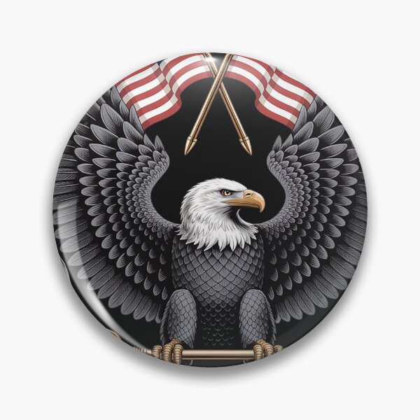 Item preview, American Flag Shield 4th Of July USA Eagle Patriotic designed and sold by AvagondaMind.