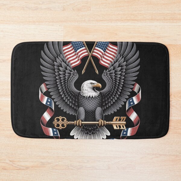 Item preview, American Flag Shield 4th Of July USA Eagle Patriotic designed and sold by AvagondaMind.