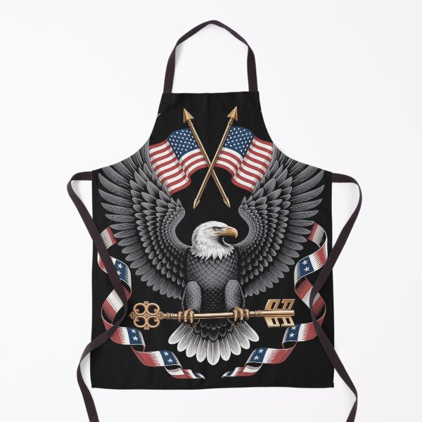 Item preview, American Flag Shield 4th Of July USA Eagle Patriotic designed and sold by AvagondaMind.