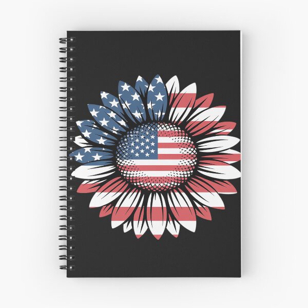 Item preview, American Flag Sunflower Peace Sign 4th of July Usa Boys Girl designed and sold by AvagondaMind.