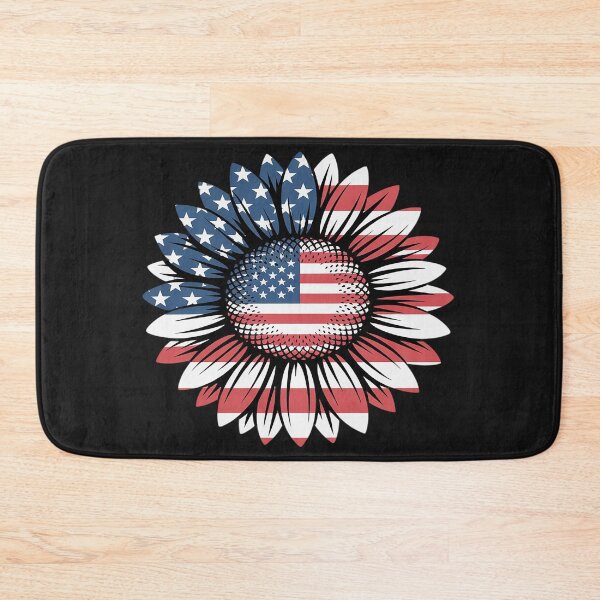 Item preview, American Flag Sunflower Peace Sign 4th of July Usa Boys Girl designed and sold by AvagondaMind.