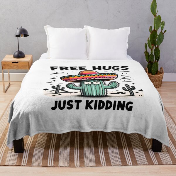 Item preview, Camiseta divertida de cactus. Abrazos gratis. ¡Es broma! (Sarcasmo) designed and sold by VectorVerseHub.
