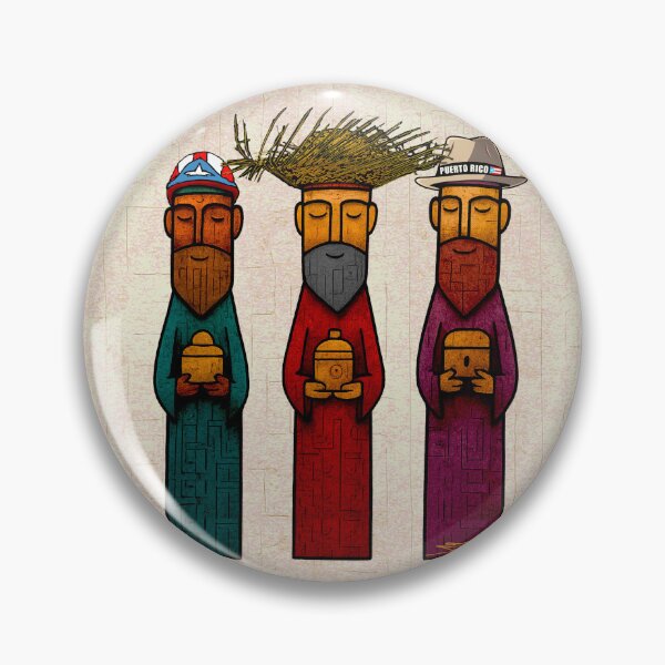 Item preview, Puerto Rican Boricua Three Wise Men designed and sold by SoLunAgua ..