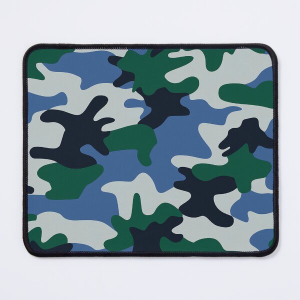 Item preview, Blue Green Camo designed and sold by Interrupt Art.