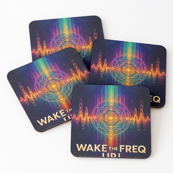 Item preview, Wake the Freq Up — Cosmic Frequency Activation Art designed and sold by Taylored Harmony.