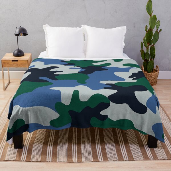 Item preview, Blue Green Camo designed and sold by Interrupt Art.