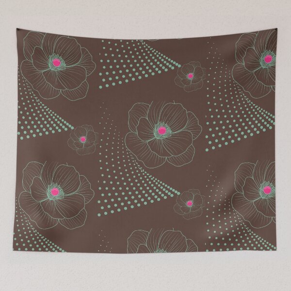 Aperçu de l'œuvre Menthe respirante avec boutons roses créée et vendue par lifeinspired4u.