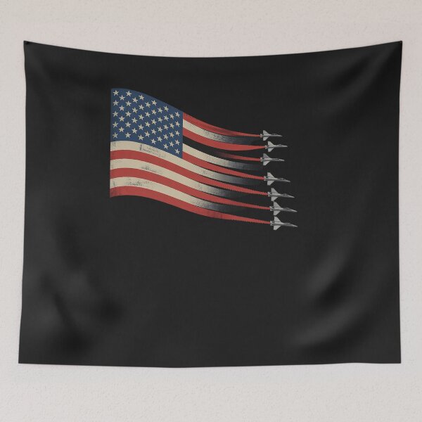 Item preview, American Patriotic Fighter Jets USA Flag Waving 4th of July designed and sold by AvagondaMind.