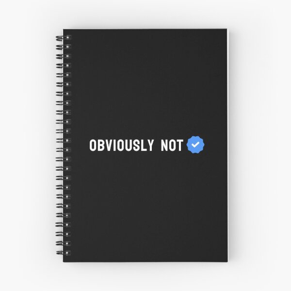 Item preview, Obviously Not – Verified Checkmark Sarcastic Fun designed and sold by SWETA HALDER.