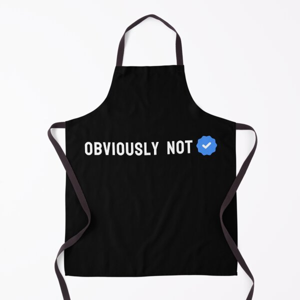 Item preview, Obviously Not – Verified Checkmark Sarcastic Fun designed and sold by SWETA HALDER.