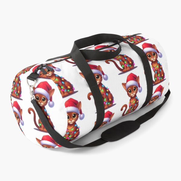 Item preview, Abyssinian cat Christmas designed and sold by doodIllustrate.