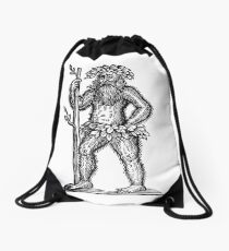 Wild Man, Legendary Creature Drawstring Bag