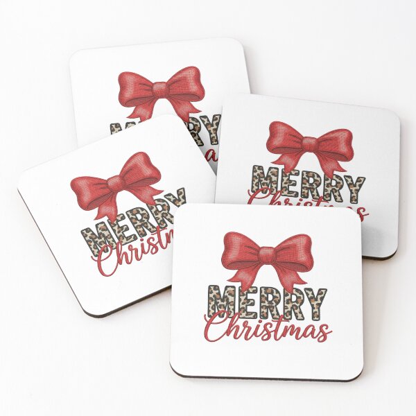 Item preview, Embroidered Merry Christmas Leopard Print Holiday designed and sold by chattsuede.