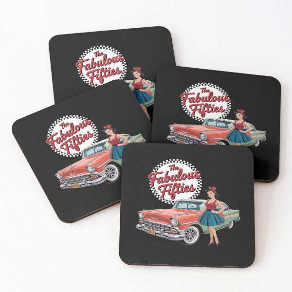Item preview, The Fabulous Fifties 1950s 50s Car Rockabilly Graphic designed and sold by velltoons.