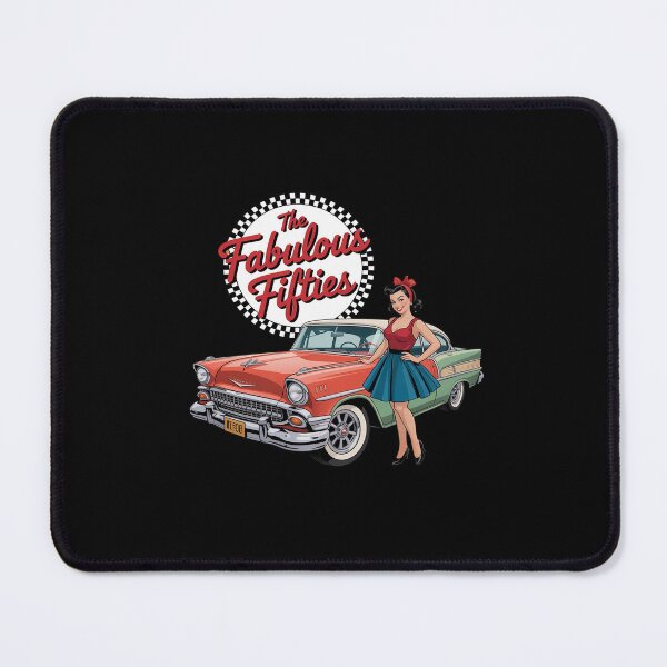 Item preview, The Fabulous Fifties 1950s 50s Car Rockabilly Graphic designed and sold by velltoons.