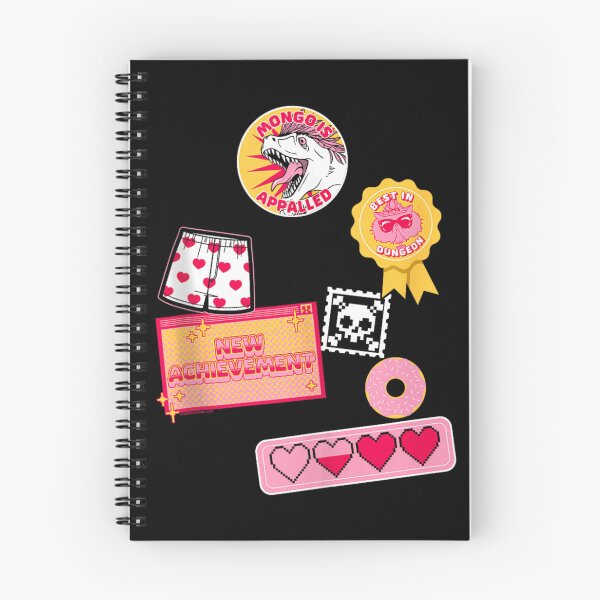 Artikelvorschau, Bunte Sticker-Collage LitRPG-Buch entworfen und verkauft von NguboNorento.