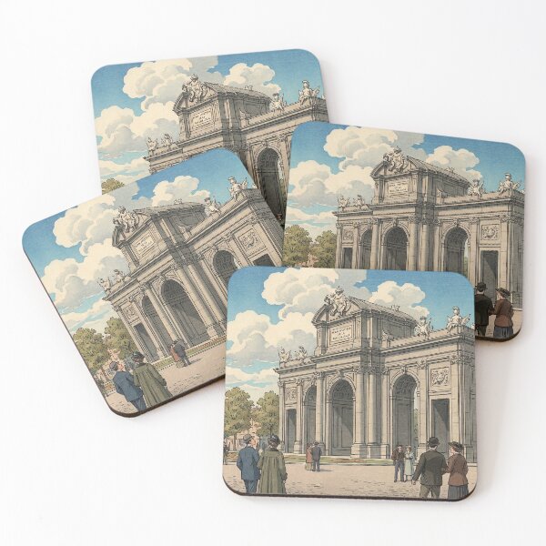 Item preview, Puerta de Alcala Japanese Woodblock Print designed and sold by Takeda-art.