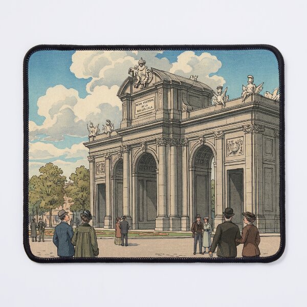 Item preview, Puerta de Alcala Japanese Woodblock Print designed and sold by Takeda-art.
