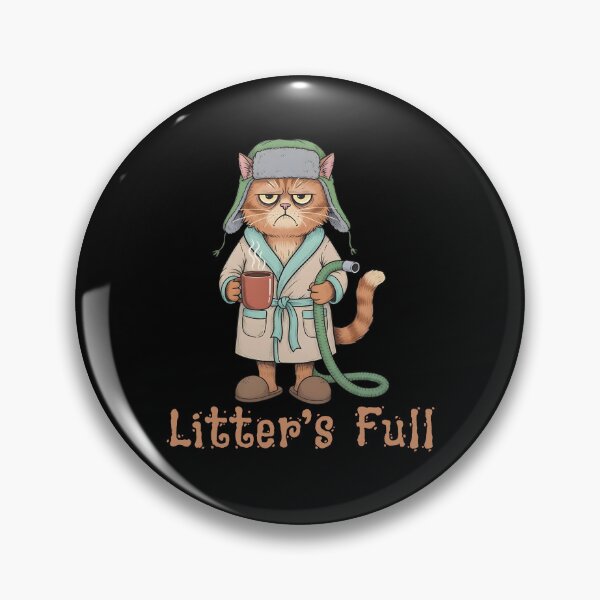 Item preview, Litter’s Full Funny Cat Lovers Christmas Xmas Grumpy Humor designed and sold by DavidCloud.