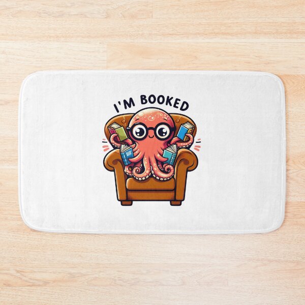 Item preview, Funny Octopus T-Shirt I'm Booked Reading Gift designed and sold by VectorVerseHub.
