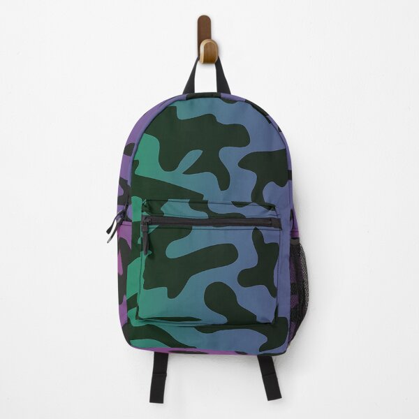 Item preview, Green Blue Purple Pink Camo designed and sold by Interrupt Art.