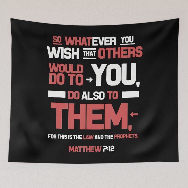 Item preview, The Golden Rule Do Unto Others Matthew 7 12 Esv designed and sold by MargieLauren.