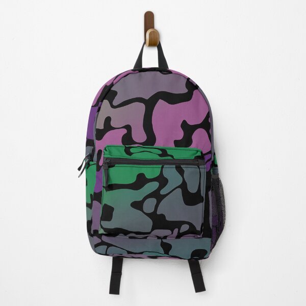 Item preview, Green Blue Purple Pink Camo #2 designed and sold by Interrupt Art.