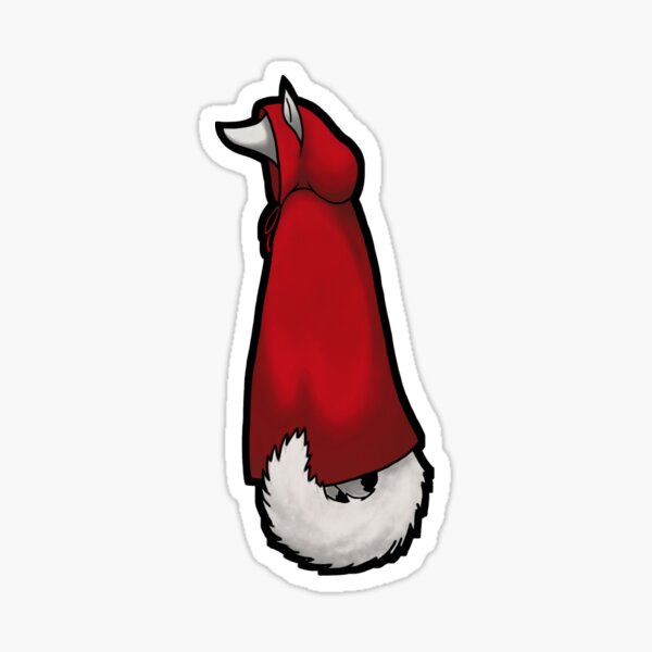 Little Red Riding Wolf Sticker