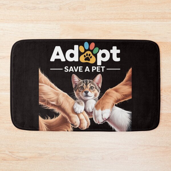 Item preview, Adopt Save a Pet Cat and Dog Animals Rescue designed and sold by RopboxRone.
